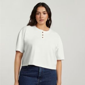 Everlane size small white hemp/cotton tee